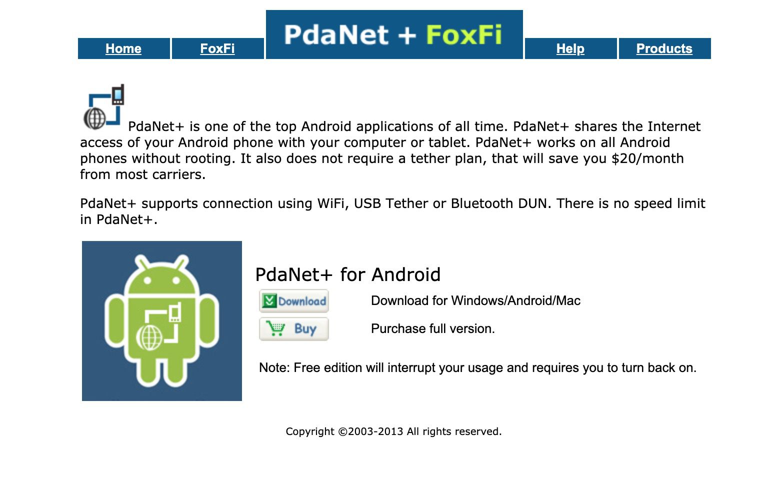 pdanet for mac free download